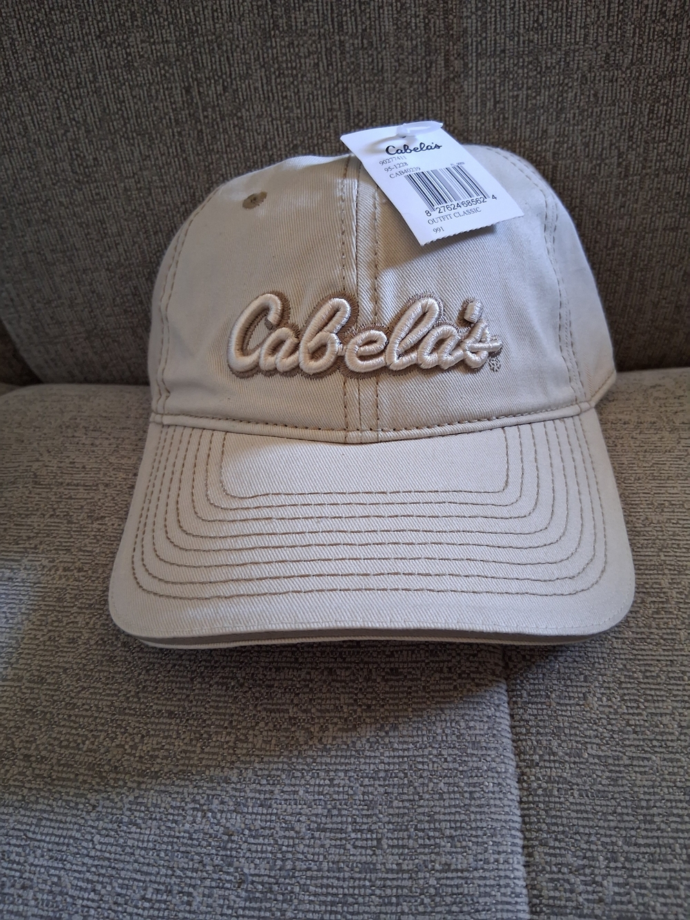Cabela's Classic Khaki Baseball Cap NWT